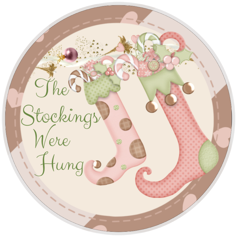 10” The Stockings Were Hung Wreath Sign, Home Decor, Aluminum, The Ritzy Cactus