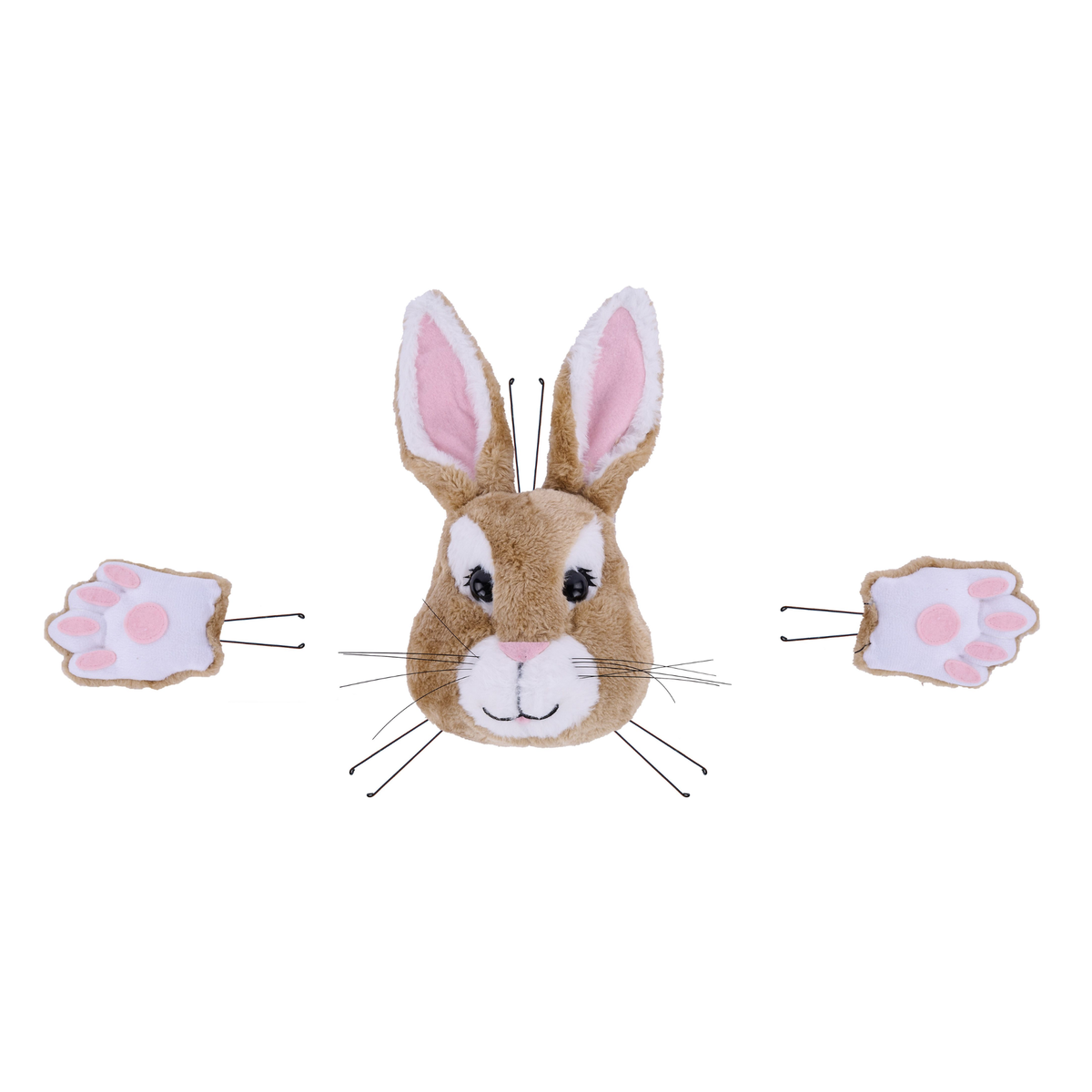 Rabbit With Paws Wreath Attachment 17 Inches H, Wreath Supplies, DIY Craft Supplies, Wreath Making