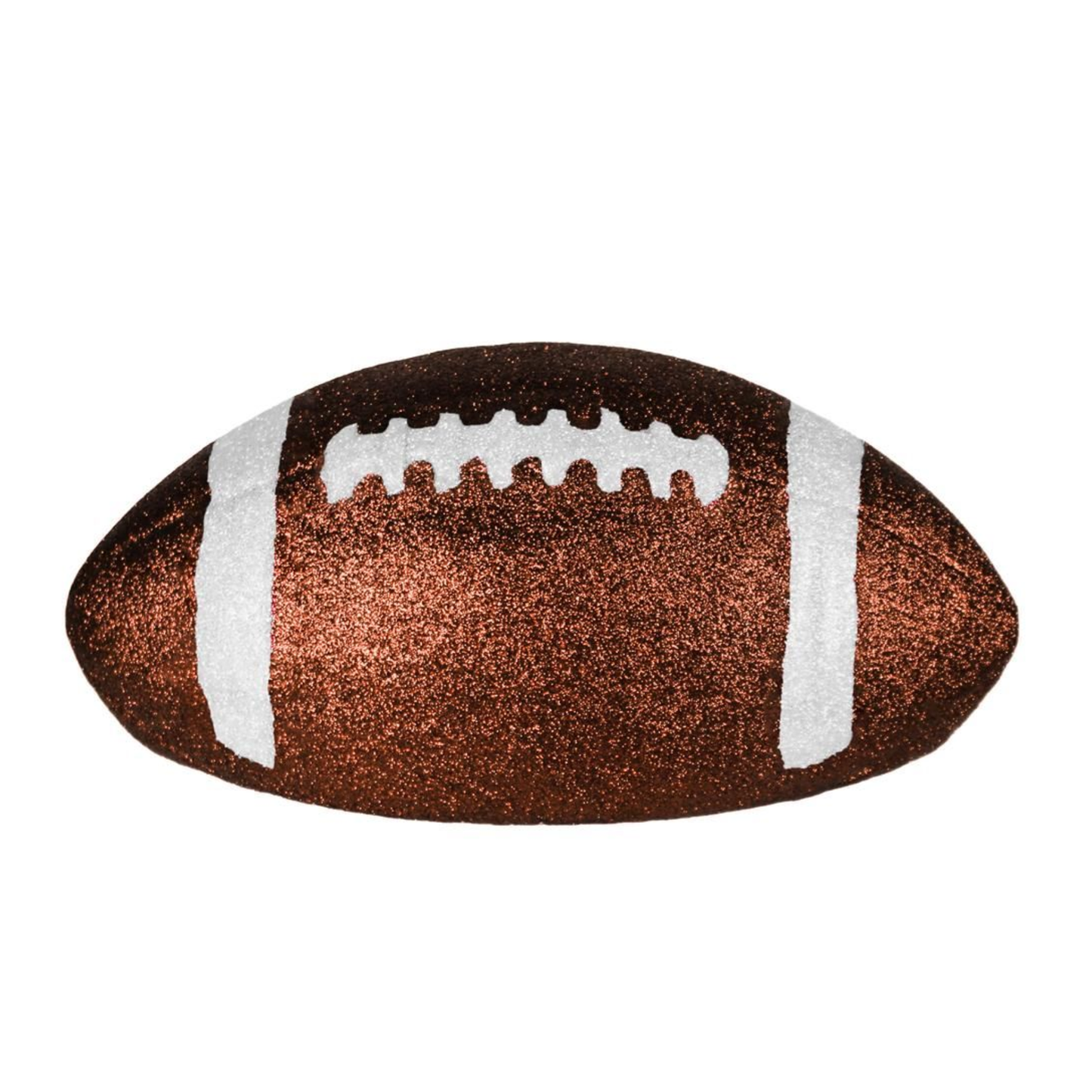 Glittered 11 Inch Football Wreath Embellishment – Door Decor Wreath Attachment, Craft Supplies, The Ritzy Cactus