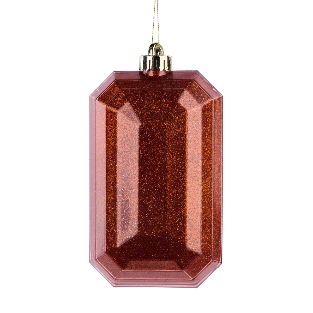 Copper Jewel Gem 7"L x 4"W Ornament, Wreath Gem, Wreath Embellishment, Wreath Supply