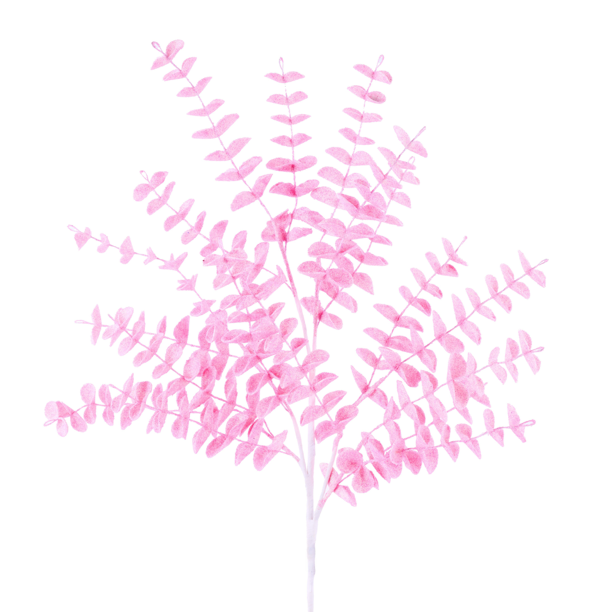 Glitter Pink Eva Eucalyptus Spray 27"| Stem Embellishment | DIY Wreath Supply
