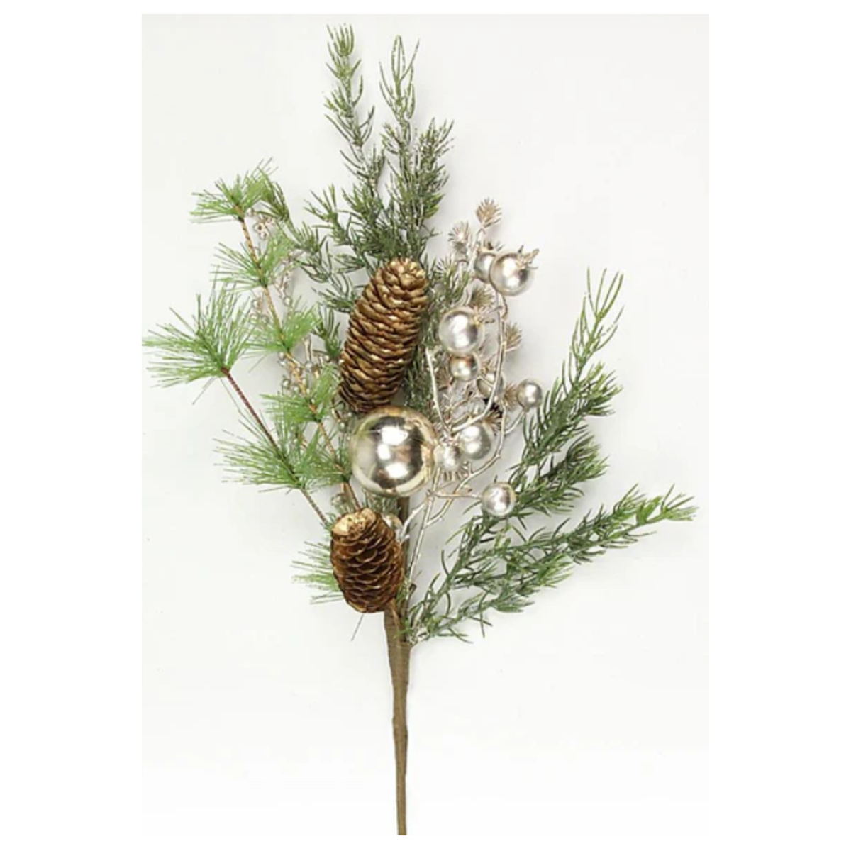 Pine Berry Ball Spray 23" Wreath Greenery