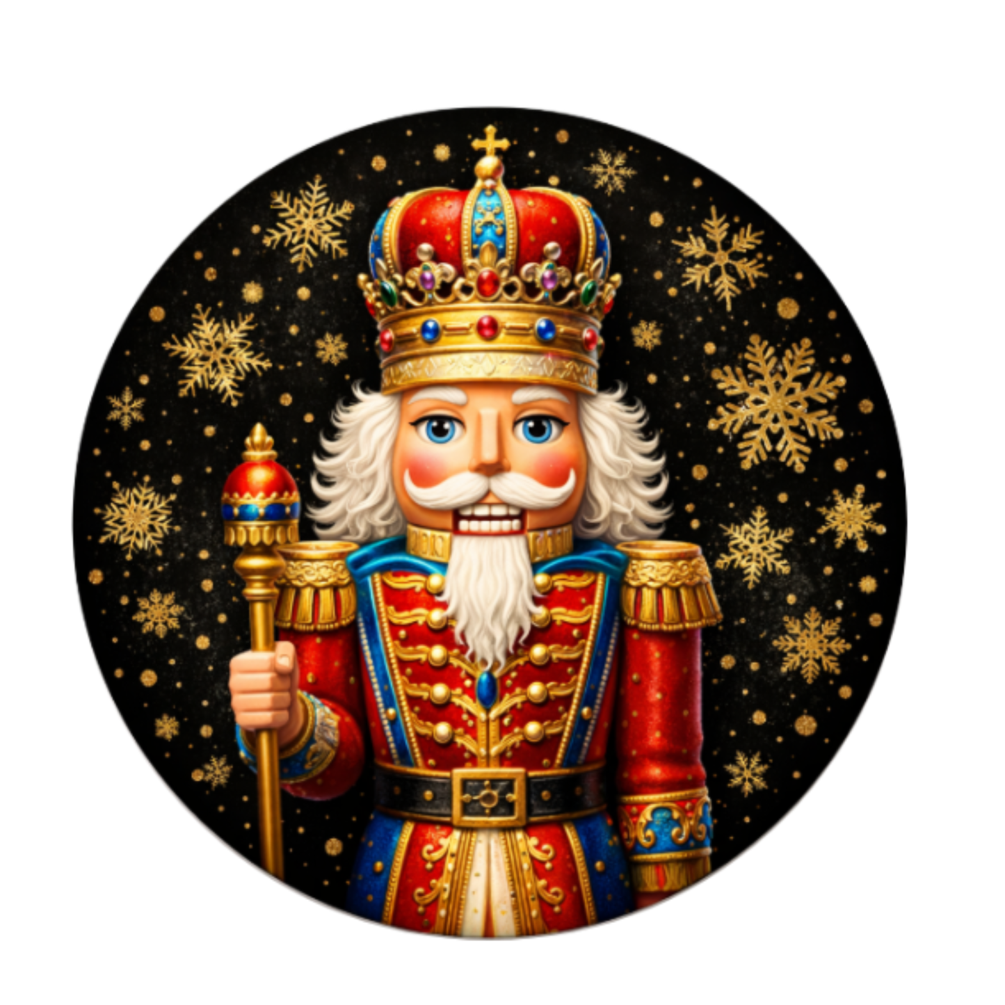 Nutcracker Christmas Sign 10" Wreath Sign, Home Decor, The Ritzy Cactus
