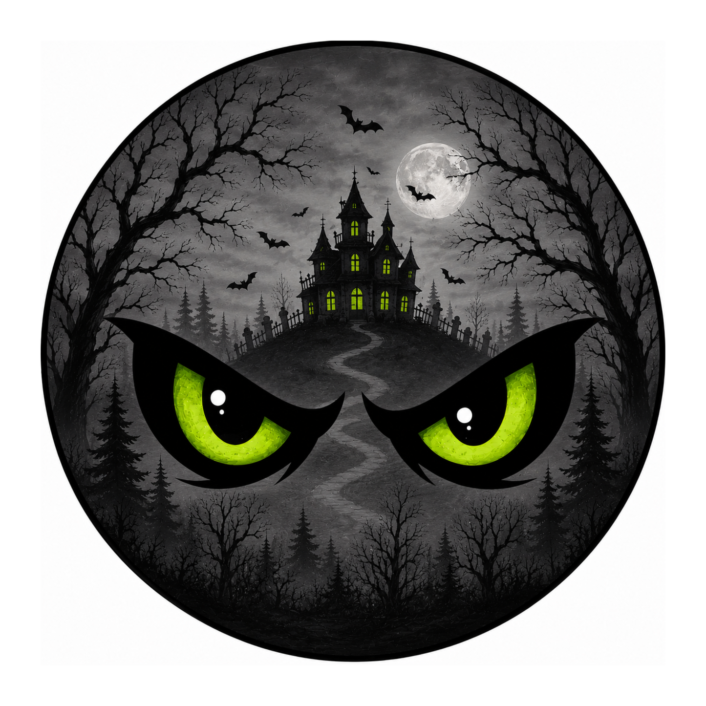 Spooky Eyes 10" Wreath Sign, Home Decor, The Ritzy Cactus