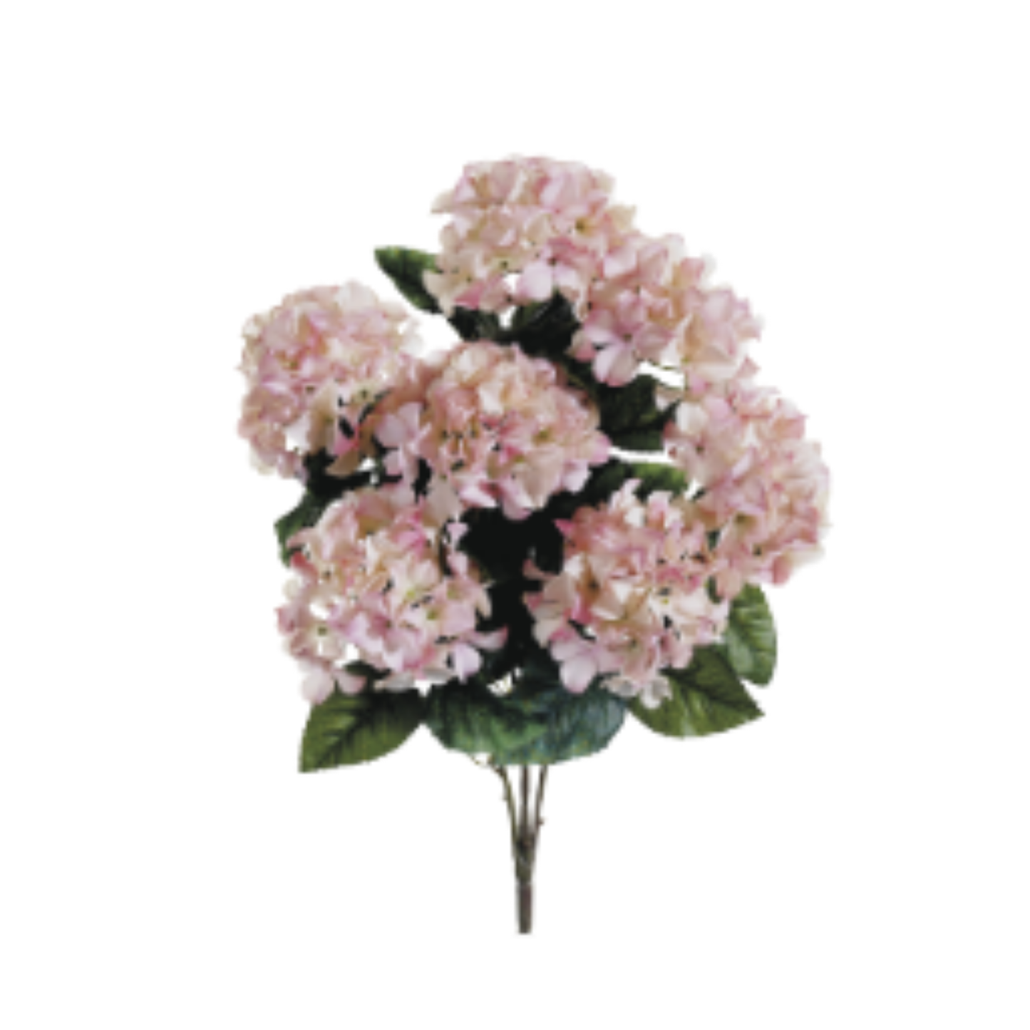 25" Pink Hydrangea Bush, Wreath Embellishment, Wreath Supplies, Home Decor, Greenery, DIY Craft Supply