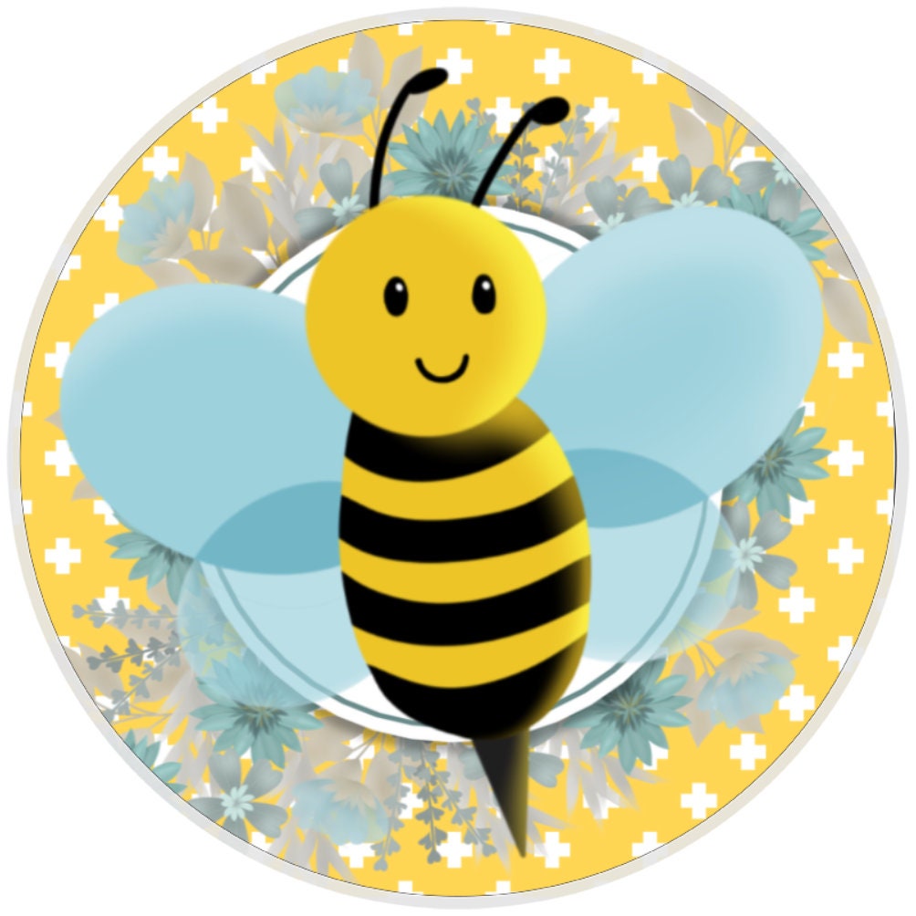 10 Bumble Bee Floral Sign , Wreath Sign, Home Decor