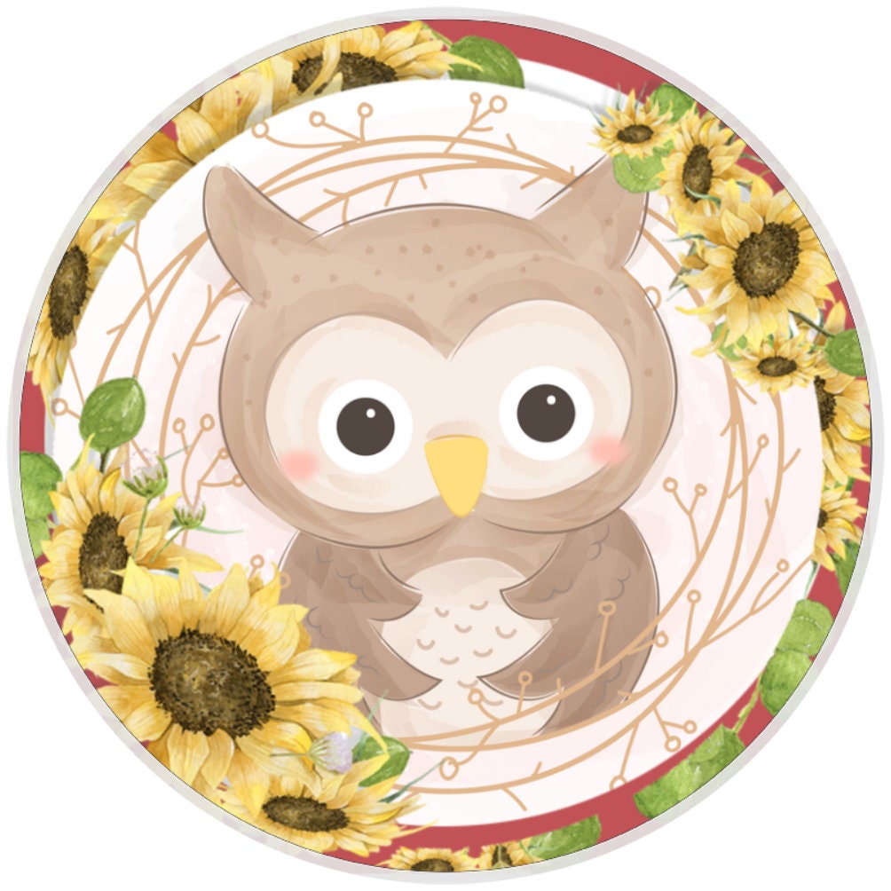 10 Owl Sign, Wreath Sign, Home Decor