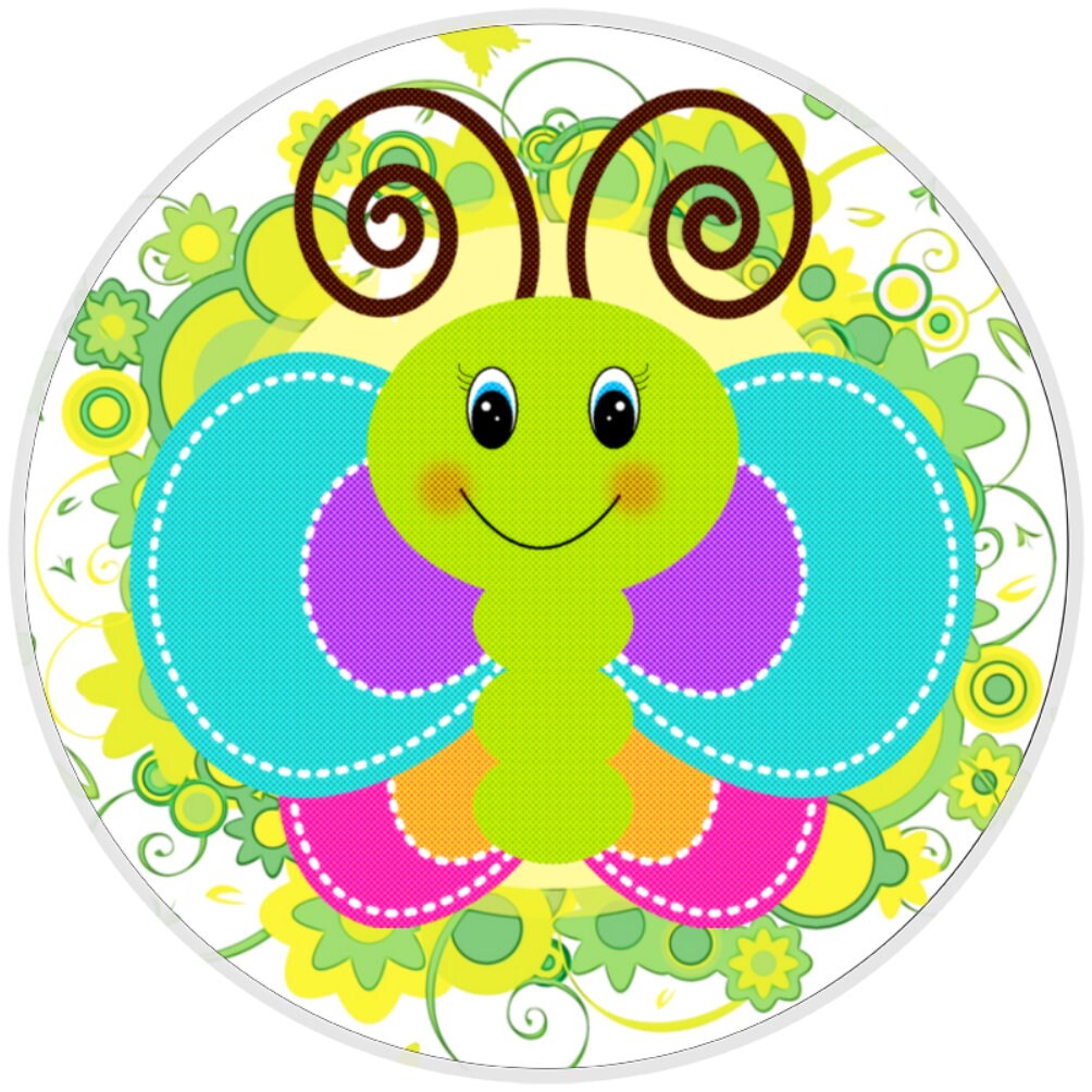 10 Rainbow Butterfly Sign, Wreath Sign, Home Decor, Metal Sign, The Ritzy Cactus