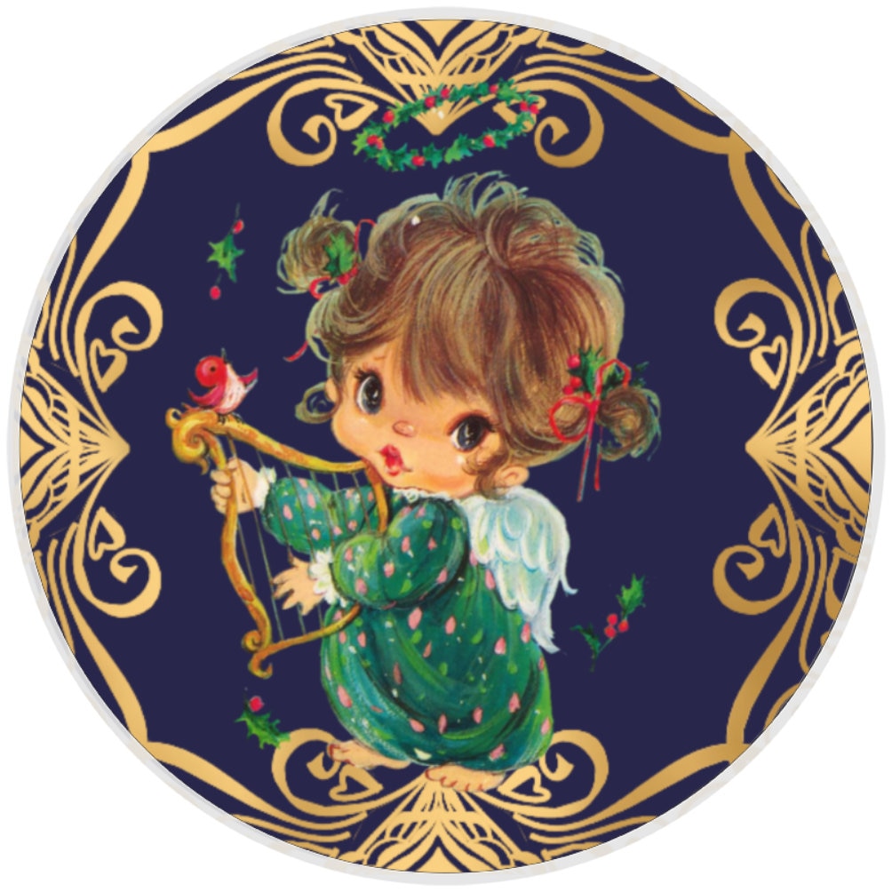 10 Christmas Angel Sign, Wreath Sign, Home Decor