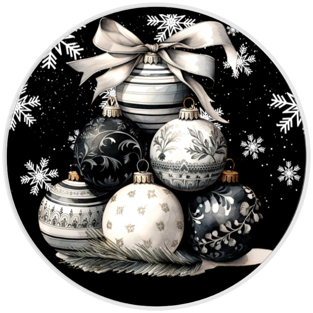 10Christmas Ornaments Sign, Wreath Sign, Home Decor