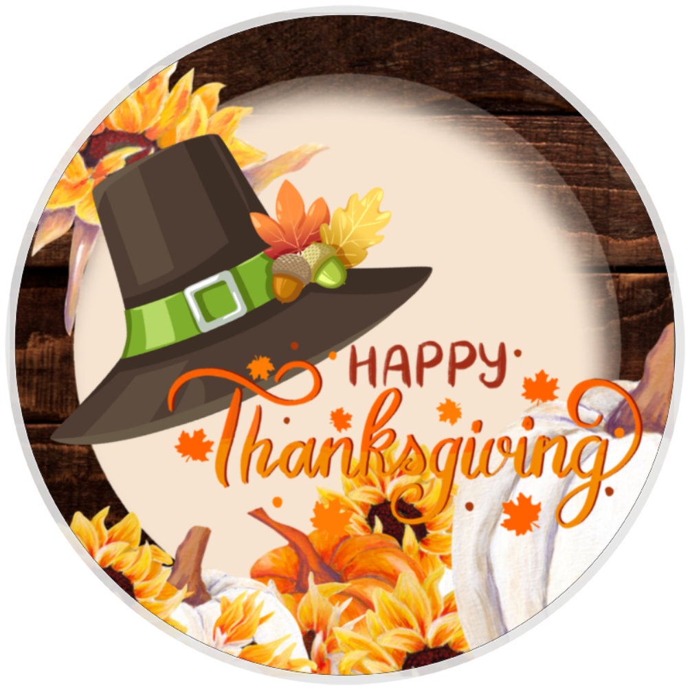 10 Happy Thanksgiving Sign, Wreath Sign, Home Decor