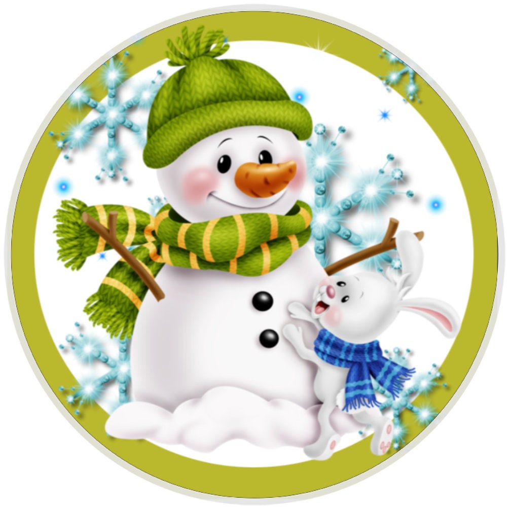 10 Snow Friends Snowman Wreath Sign, Metal Wreath Sign, Home Decor