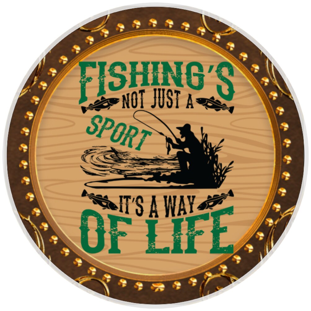 10 Fishing Sign, Wreath Sign, Home Decor, Metal Sign, The Ritzy Cactus