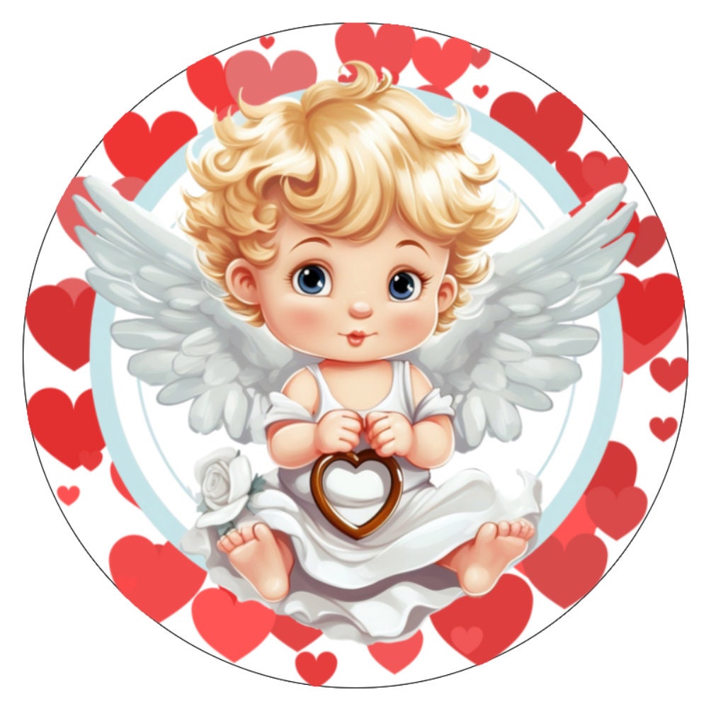 10 Cupid Valentine Sign, Wreath Sign, Home Decor
