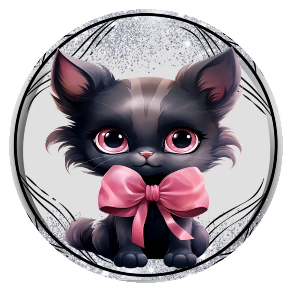 10 Black Cat Halloween Sign, Wreath Sign, Metal Sign, Home Decor