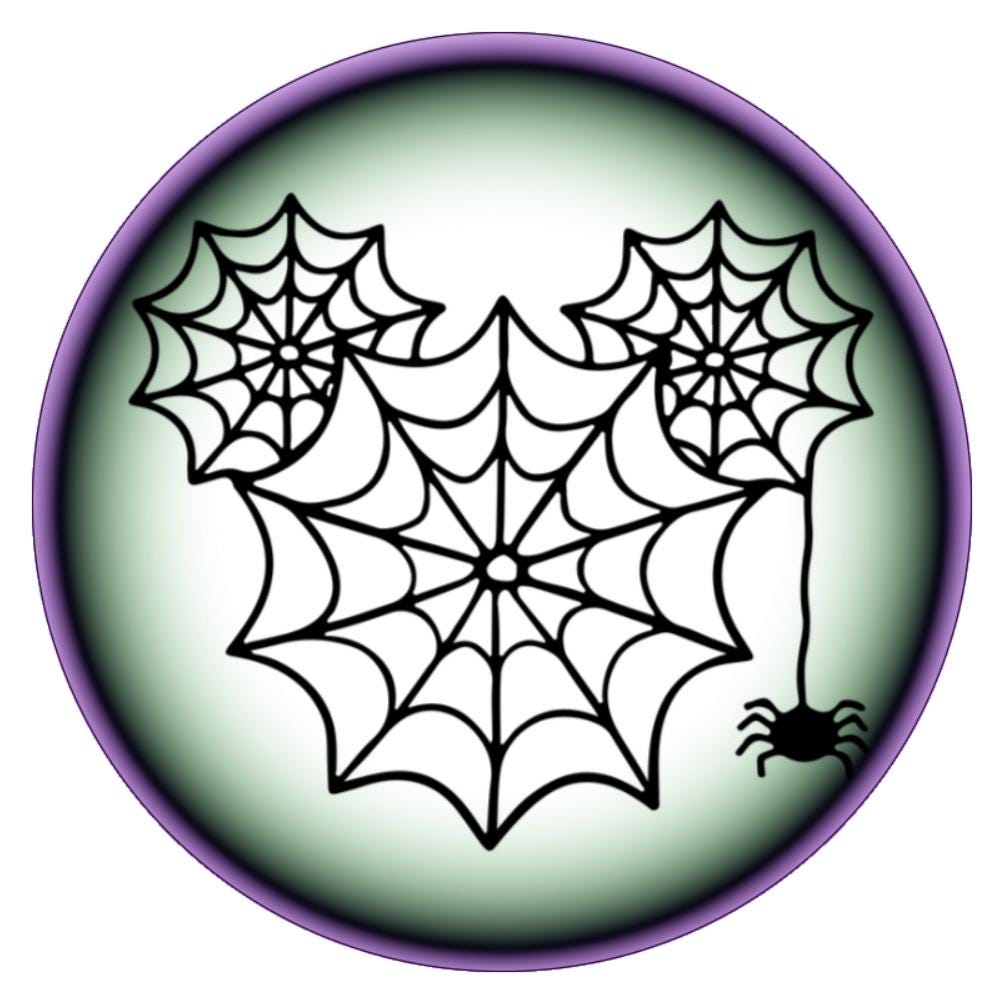 10 Mouse Spider Web Halloween Wreath Sign, Metal Wreath Sign, Home Decor