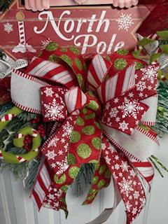 Oversized North Pole Elf Wreath, 30 x 40 Inches, Holiday Decor, The Ritzy Cactus