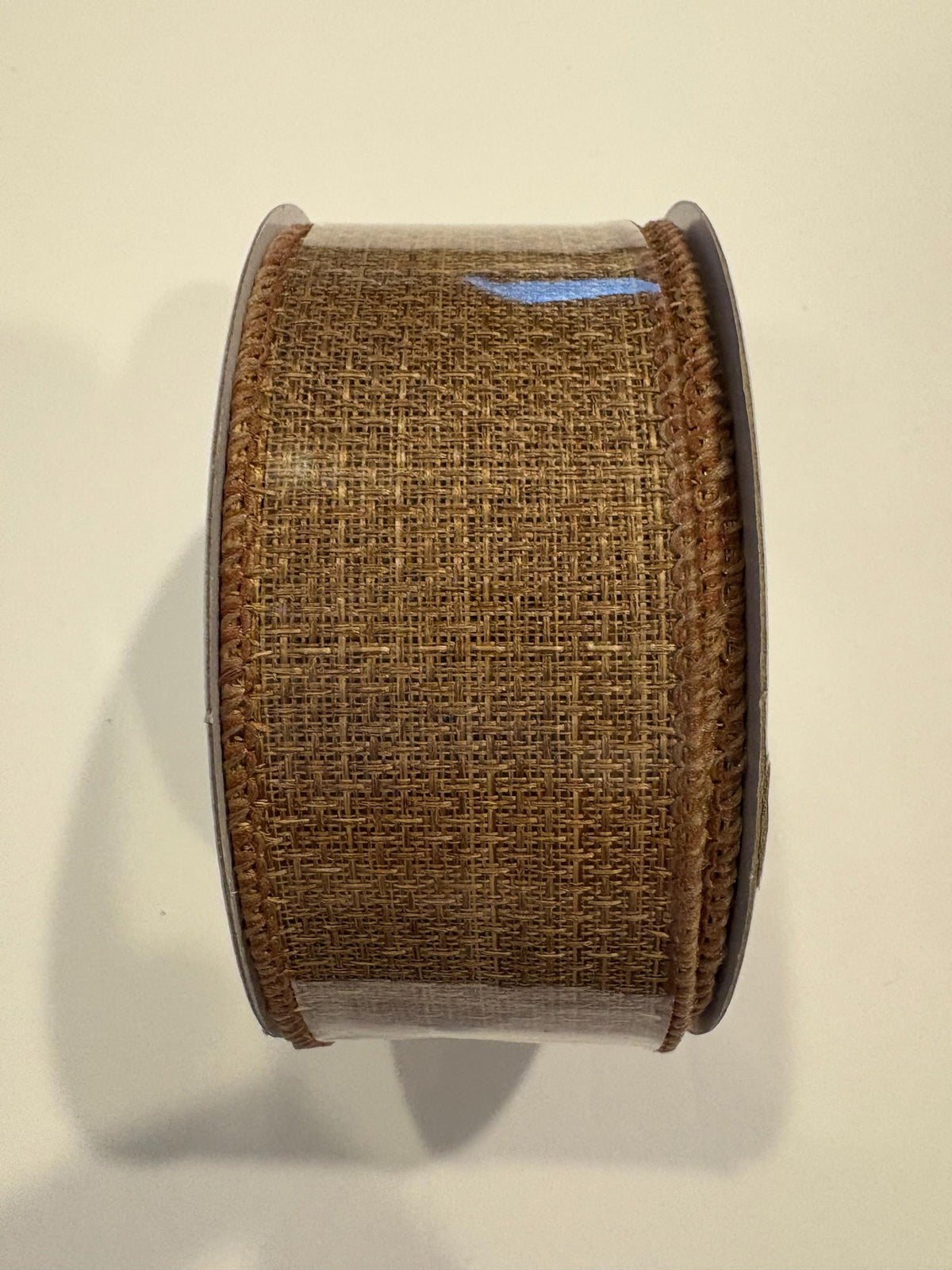 Cross Pattern Royal Burlap Wired Ribbon by RG Ribbon 1.5" x 10 Yards, Wreath Ribbon, Craft Supplies
