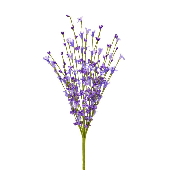 20" Purple Foam Blossom Spray, Wreath Embellishment, Wreath Supplies, Home Decor, Greenery, DIY Craft Supply