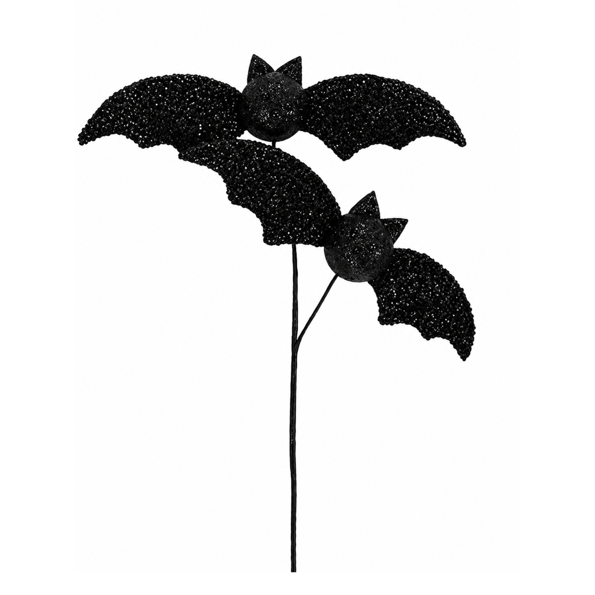Glitter Bats Spray 25"L x 12W  Halloween Embellishment