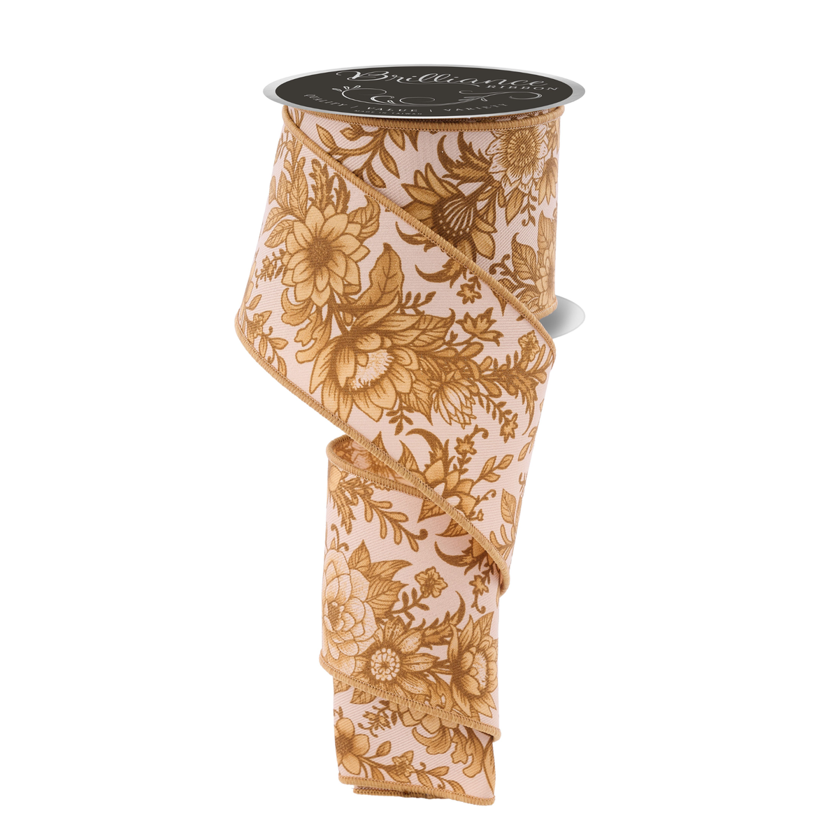 Chinoiserie Wired Ribbon  – 2.5" x 10 Yards, Wreath Ribbon