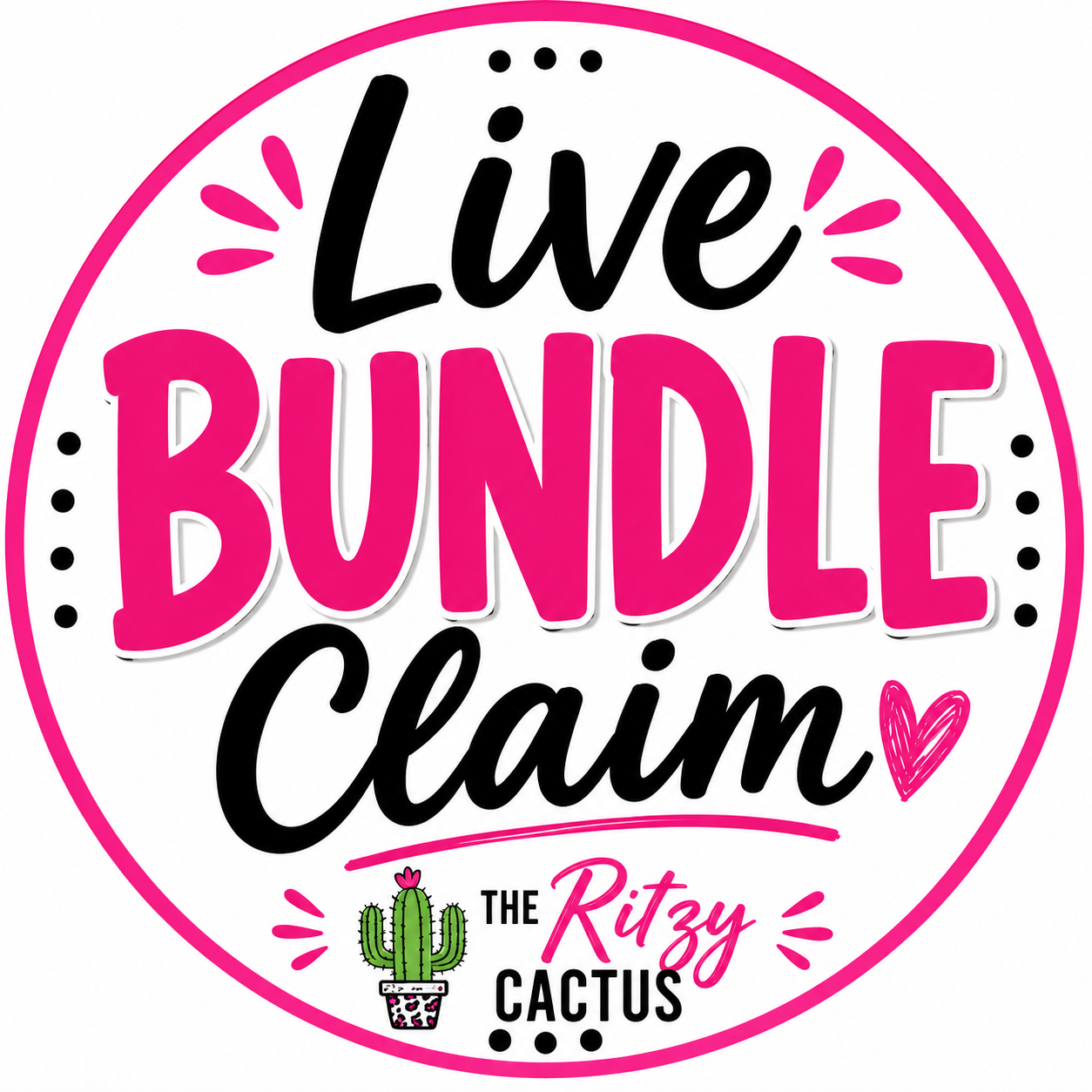 Bundle 12 - The Ritzy Cactus Live