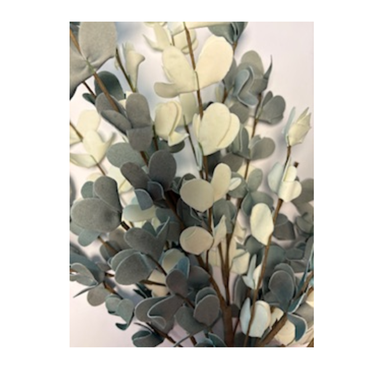 Mixed Green Foam Leaf Filler Bush 23"| Stem Embellishment | DIY Wreath Supply