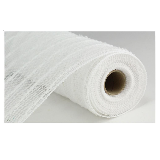 Snowdrift White Mesh: Deco Mesh -10 inches x 10yards, Poly Deco Mesh, DIY Crafts, Wreath Making
