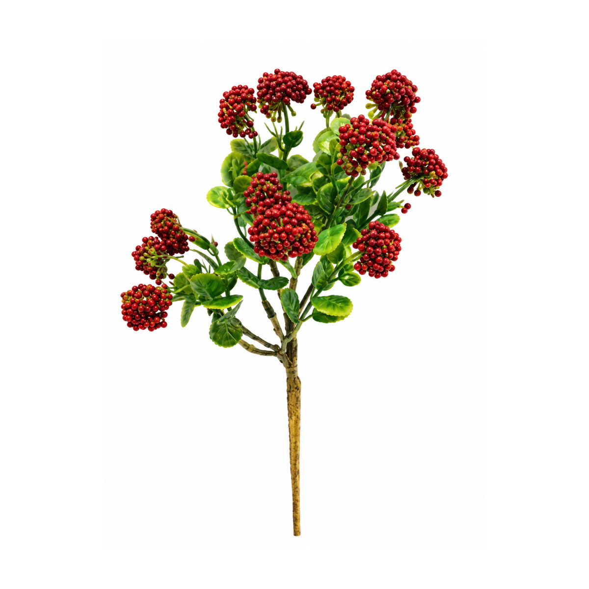 Burgundy Seeded Eucalyptus 16 Inch Floral Wreath Greenery