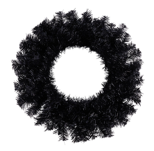 Black Metallic Wreath Base 20 Inch 135 Tips, Wreath Form, Craft Supplies, DIY Crafts, Wreath Making