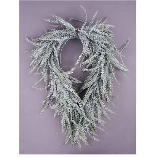 Draped Button Fern Base 26"L x 17"W, Wreath Form, Craft Supplies, DIY Crafts