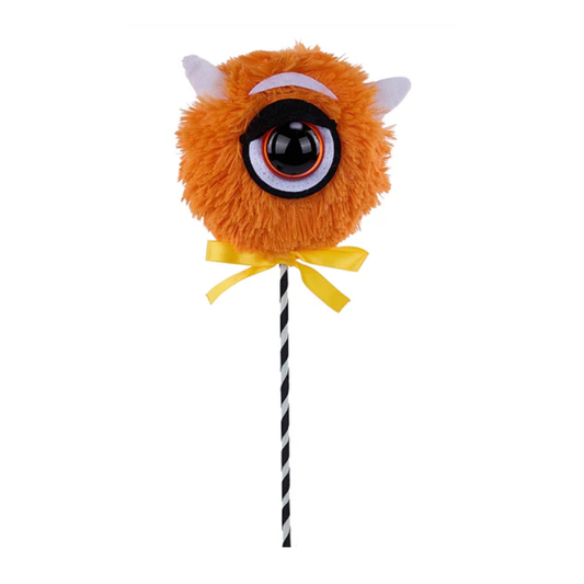One Eyed Candy Corn Monster Embellishment Pick | DIY Wreath Supply Halloween