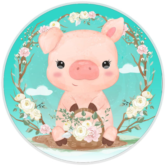 10 Pig Sign, Wreath Sign, Home Decor