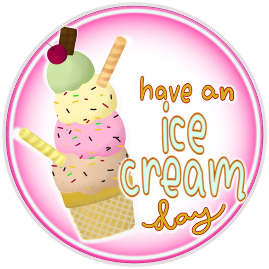 10 Have An Ice Cream Day Sign, Autumn Sign, Wreath Sign, Home Decor