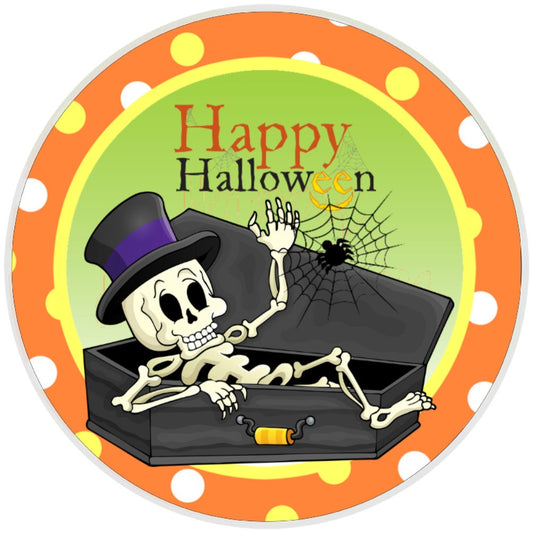 10 Halloween Skeleton  Sign, Wreath Sign, Home Decor