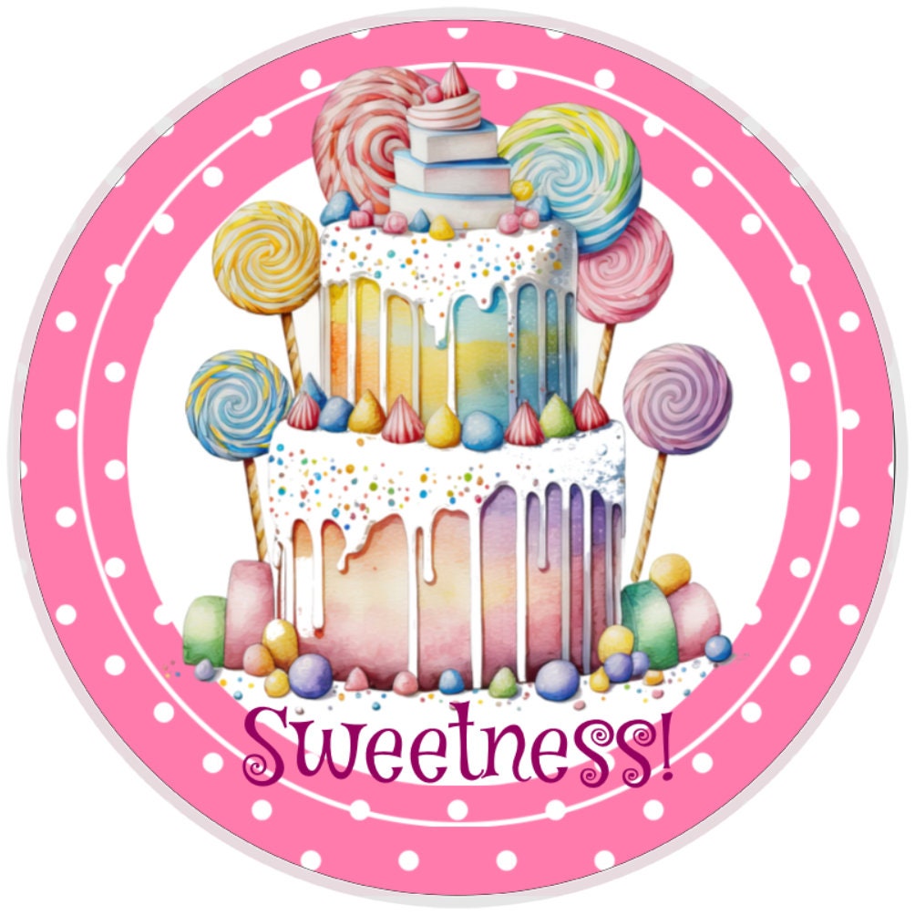 10 Sweetness Bakery Cake Sign, Wreath Sign, Home Decor, Metal Sign, The Ritzy Cactus