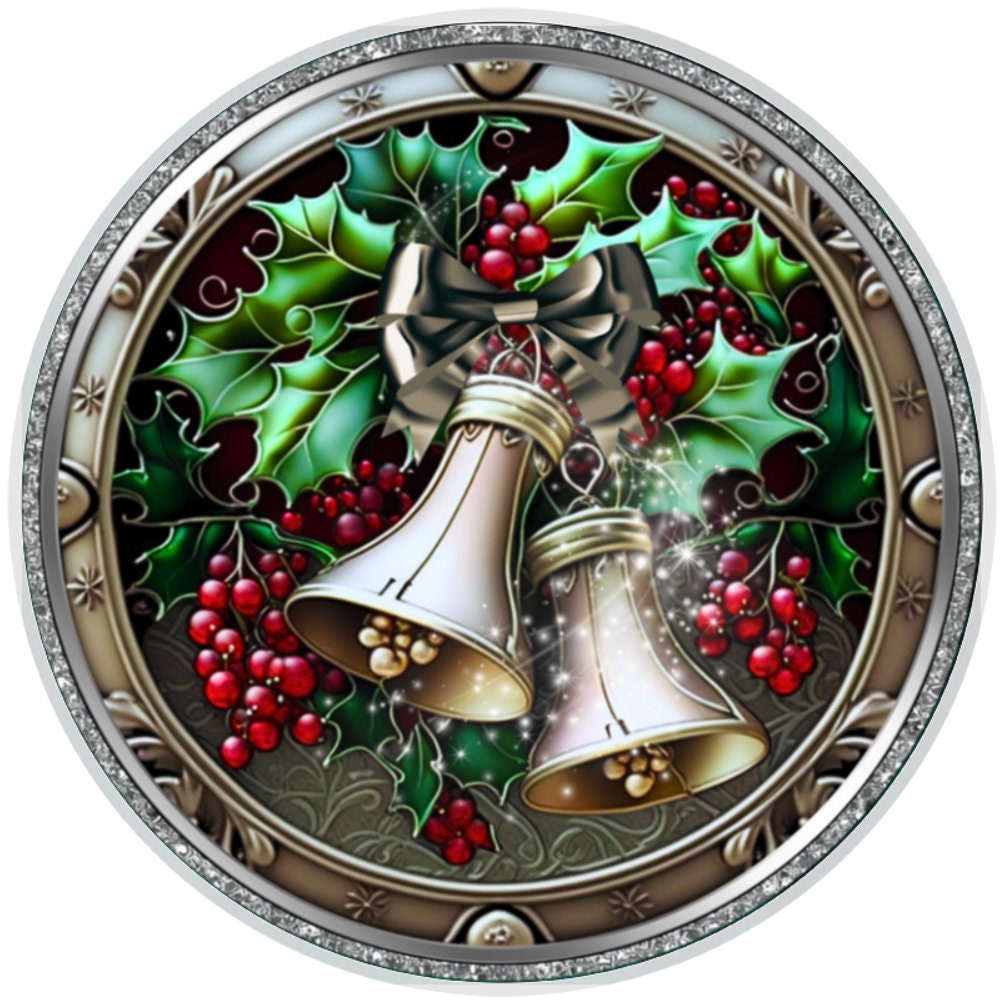 10 Silver Bells Christmas Wreath Sign, Wreath Sign, Home Decor