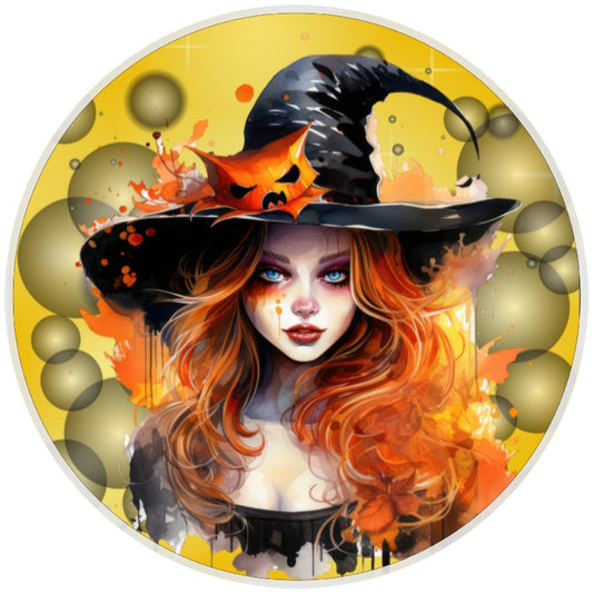 10 Halloween Witch Sign, Wreath Sign, Home Decor