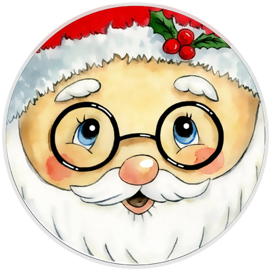 10 Santa Face Sign, Wreath Sign, Home Decor