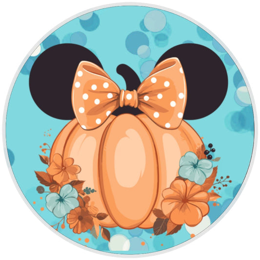 10 Miss Mouse Pumpkin Sign, Wreath Sign, Home Decor