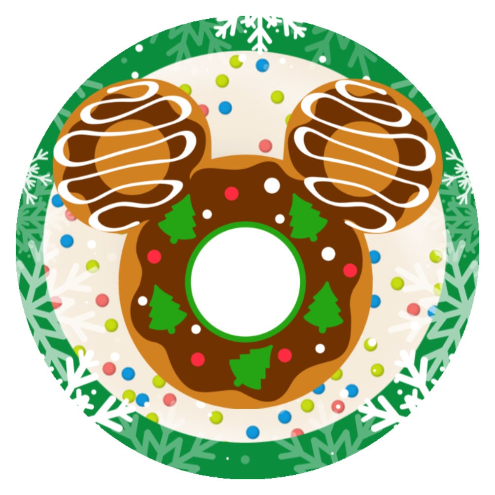 10 Mouse Cookie Christmas Wreath Sign, Metal Wreath Sign, Home Decor
