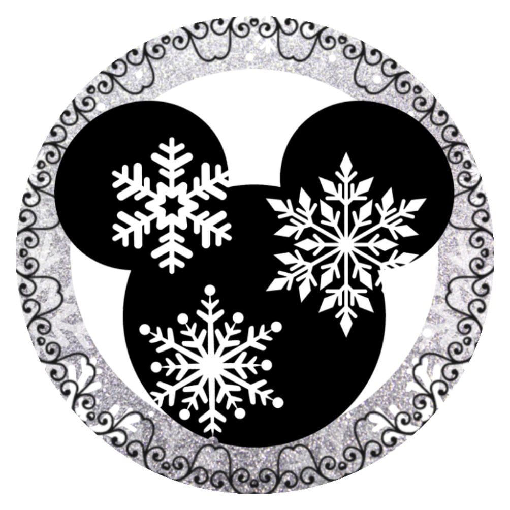 10 Mouse Black & White Winter Wreath Sign, Metal Wreath Sign, Home Decor