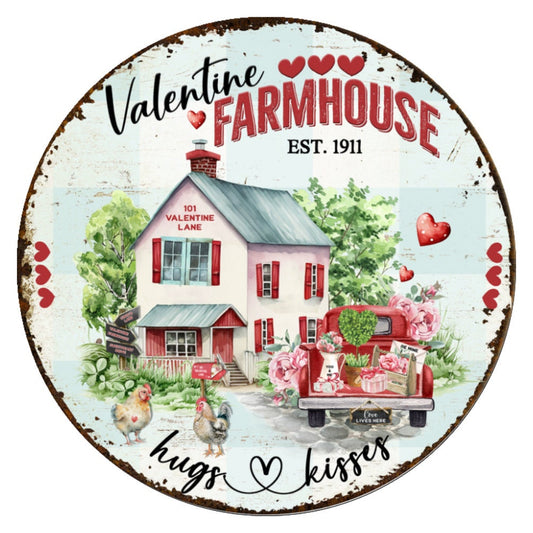 10 Valentine  Farmhouse Sign, Wreath Sign, Home Decor