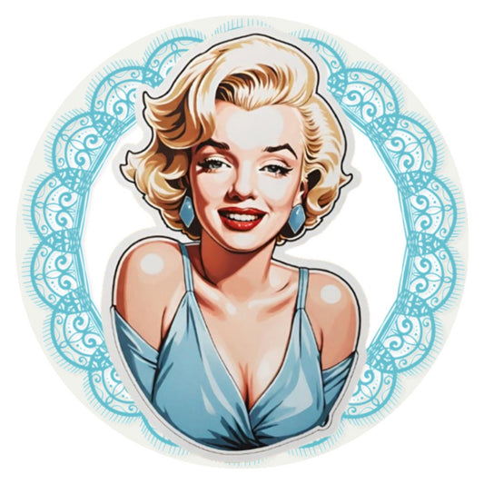10 Marilyn  Sign, Miss Monroe Lace Border Sign, Vintage Look Sign,  Home Decor, Metal Sign, The Ritzy Cactus