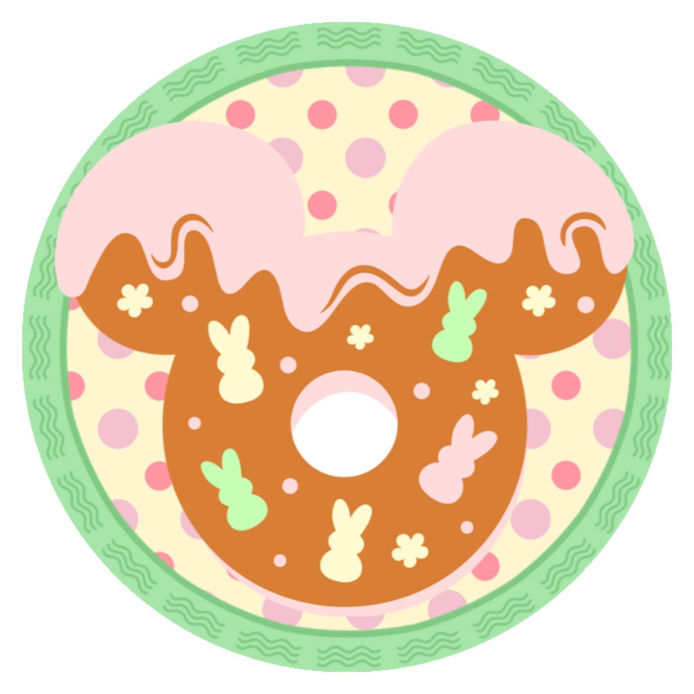 10 Mouse Donut Easter Sign, Wreath Sign, Metal sign, Home Decor