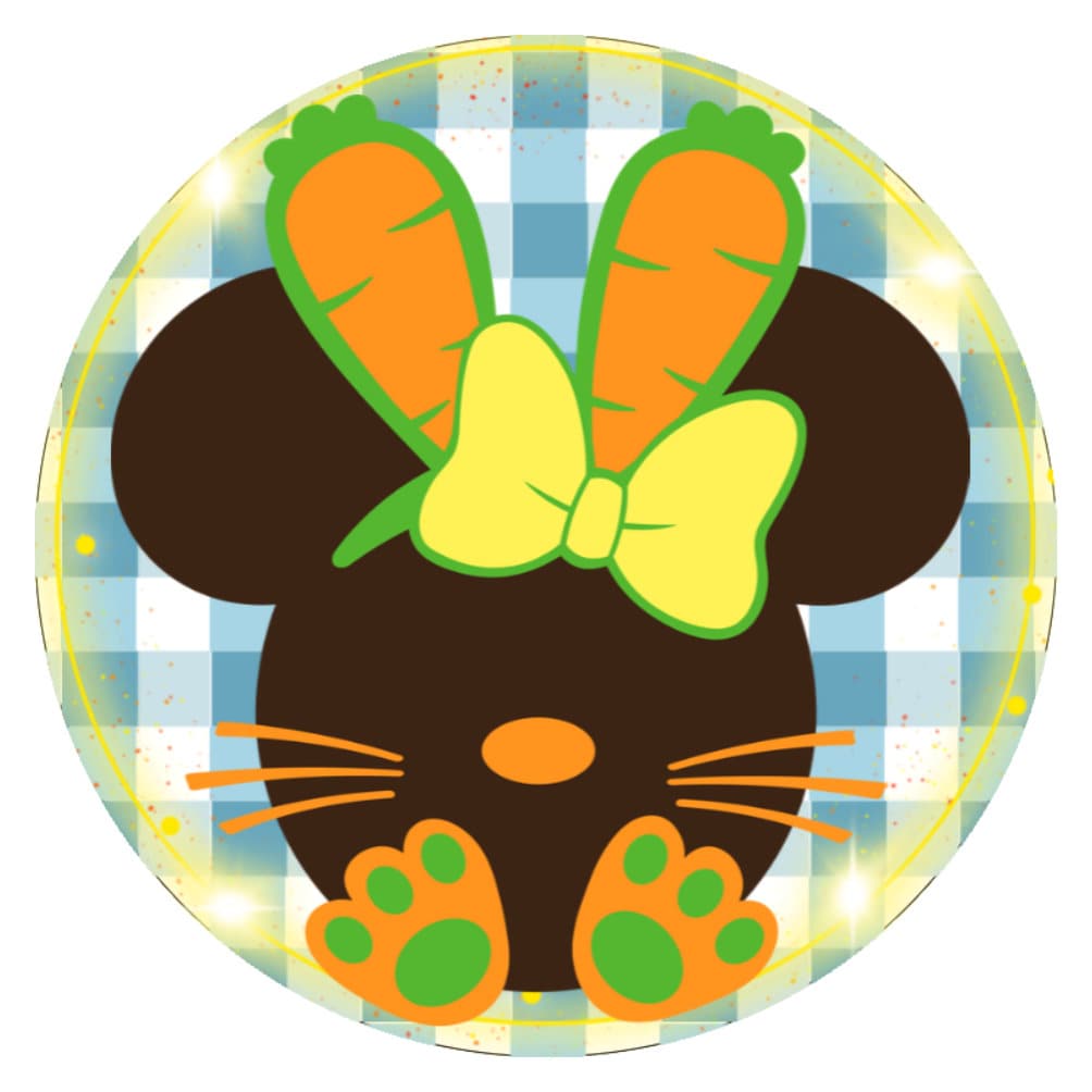 10 Girl Mouse Plaid Easter Sign, Wreath Sign, Metal sign, Home Decor