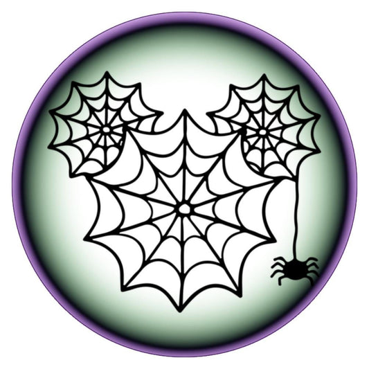 10 Mouse Spider Web Halloween Wreath Sign, Metal Wreath Sign, Home Decor
