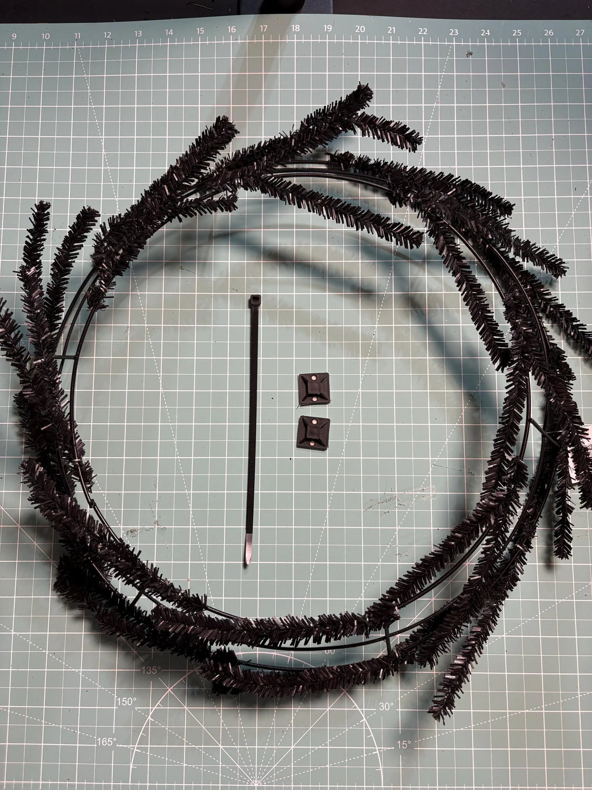 DIY Halloween Wreath Kit, Ghost Glam Edition by The Ritzy Cactus, Seasonal Wreath Kit. This is a WREATH KIT