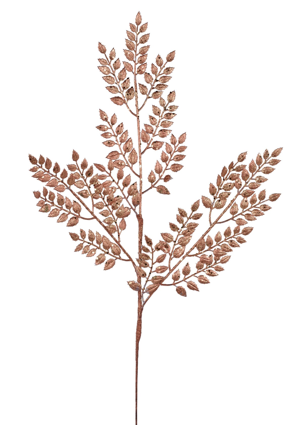 29" Copper Metallic Leaf Spray, Wreath Embellishment, Wreath Supplies, Home Decor, Greenery, DIY Craft Supply