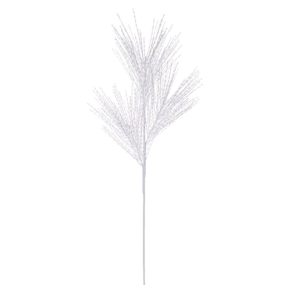 White 3-Tip Starburst 31 Inch Spray, Holiday Spring Christmas Wreath Spray, Holiday Embellishment